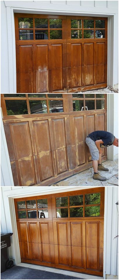 Custom Staining - Garage Door Staining - Keith Reeser Painting LLC